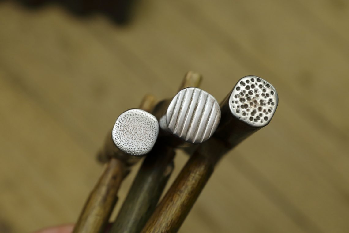 Rustic tools that support delicate work
