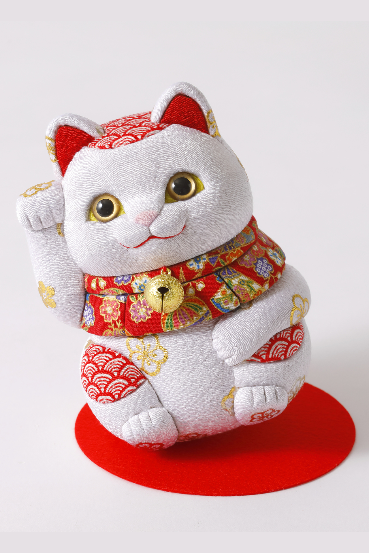 Maneki Neko Wafuku Shofuku fait main au Japon