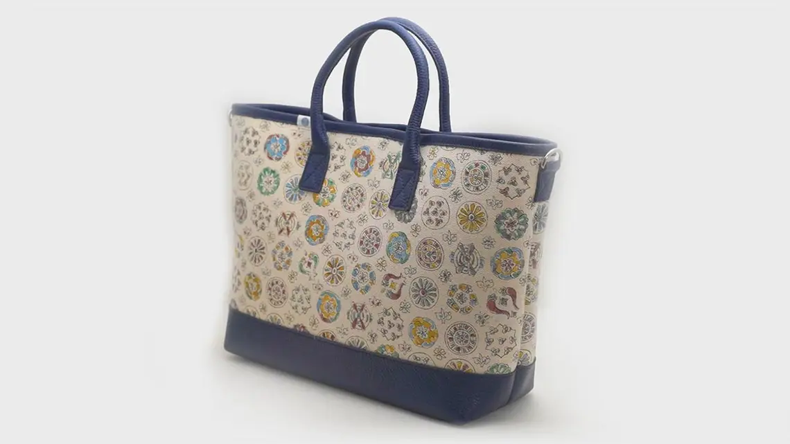 image：2022 Tokyo Metropolitan Small and Medium Enterprise Promotion Agency Director's Award<br> Edo Sarasa Tote Bag (General Incorporated Association  Satono Ochiai)