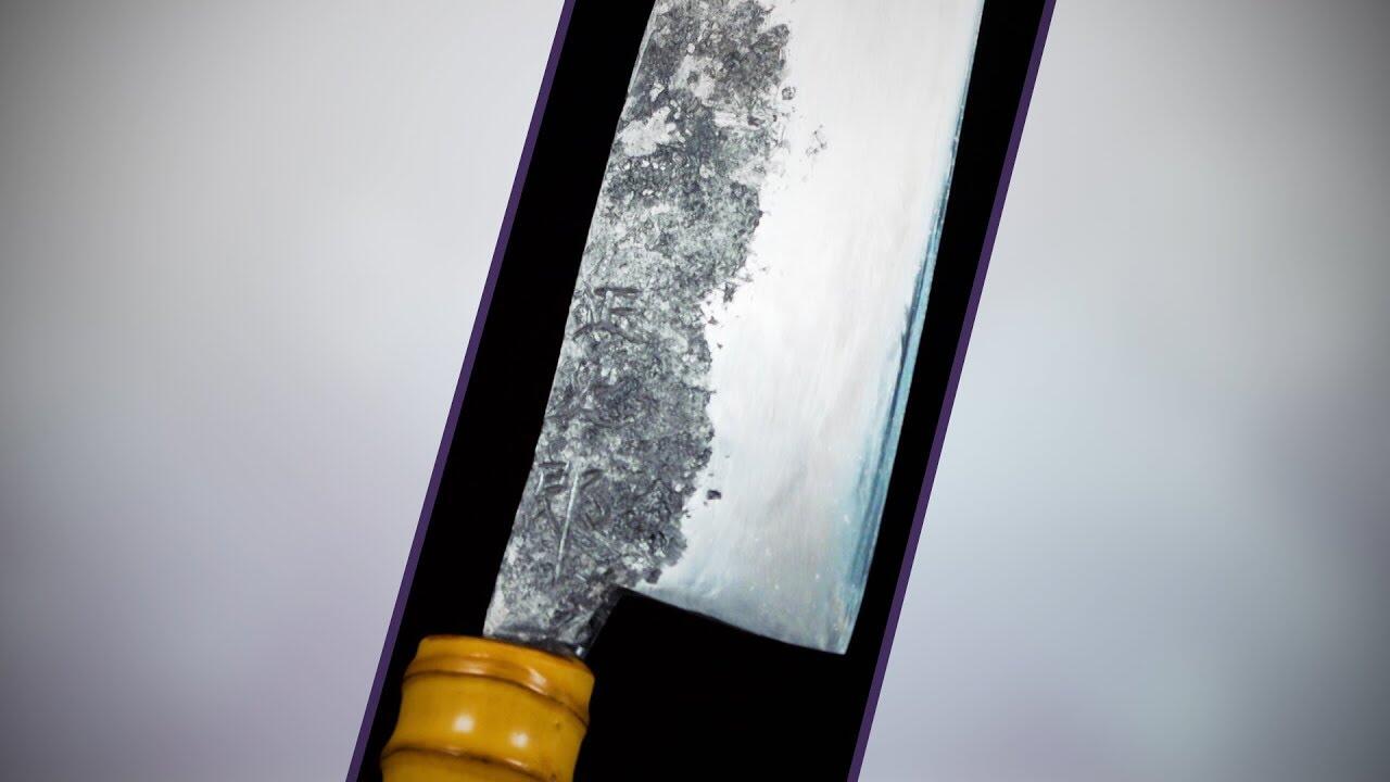 画像：黒皮の包丁？ 