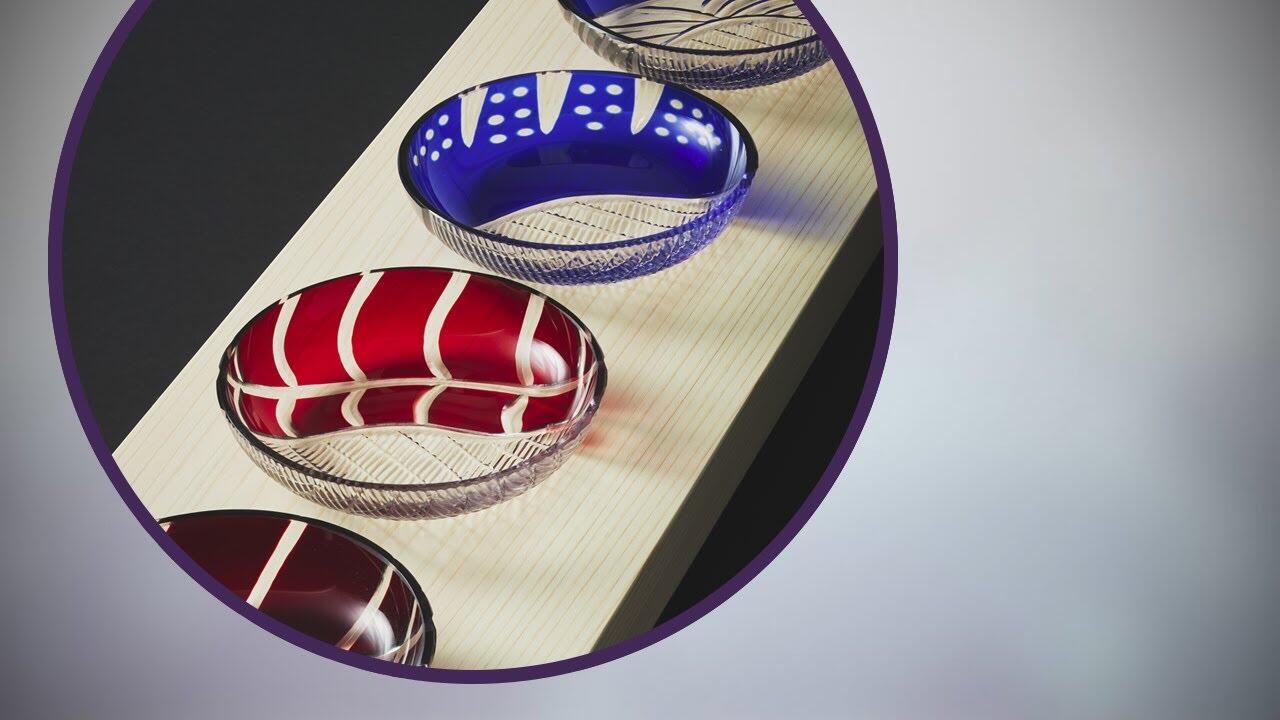 画像：edomae寿司切子（中金硝子総合） 