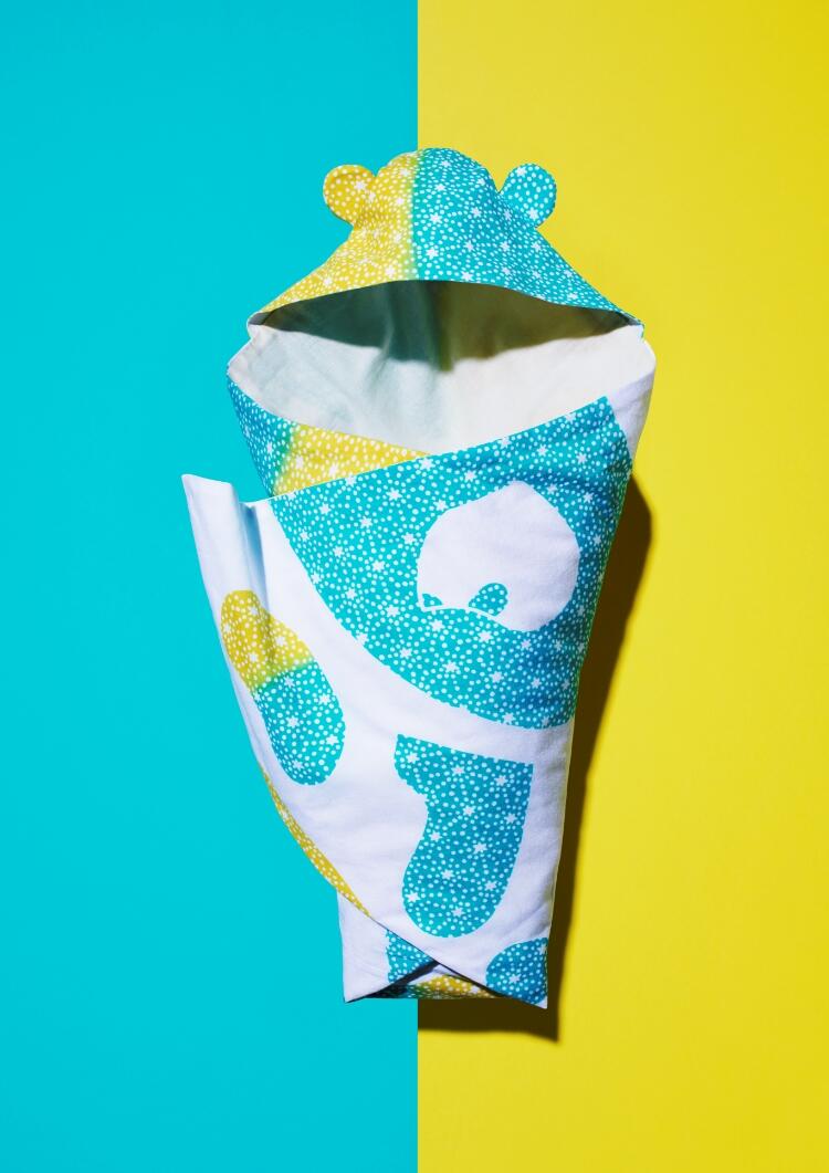 画像：東京本染 てぬぐいおくるみ